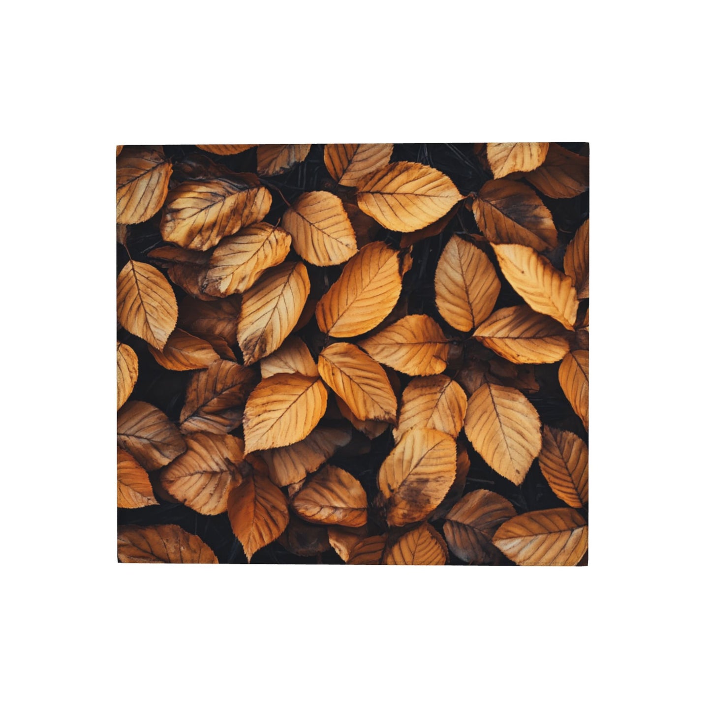 Autumn Leaves Kitchen Towel – Microfiber Hanging Cloth for Drying & Wall Décor – Quick-Dry with Loop (16x24 inches)