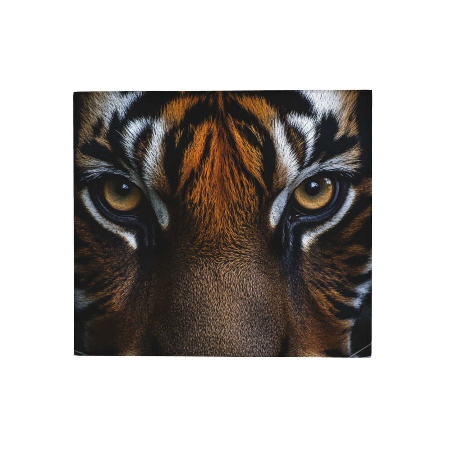 Tiger Eyes Close-Up Print Kitchen Towel – Wild Animal Microfiber Wall Hanging Cloth (16x24 inches)