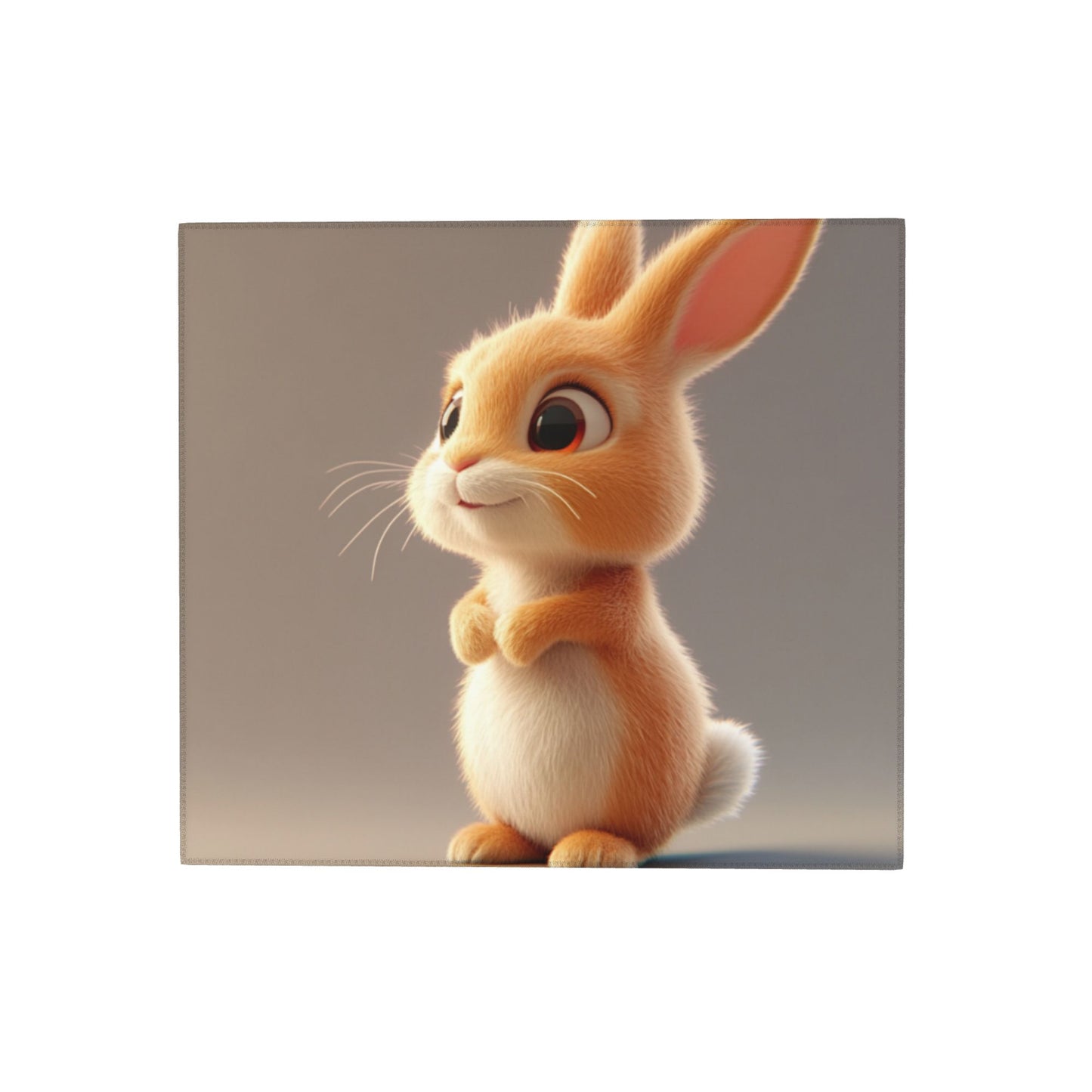 Cute Cartoon Bunny Kitchen Towel – Soft Microfiber Hanging Cloth for Kids' Décor or Drying (16x24 inches)