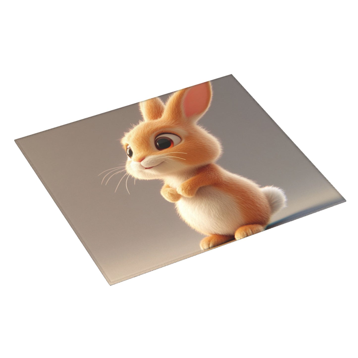 Cute Cartoon Bunny Kitchen Towel – Soft Microfiber Hanging Cloth for Kids' Décor or Drying (16x24 inches)