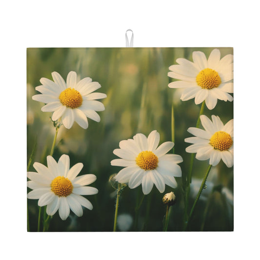 Daisy Field Kitchen Towel – Nature-Inspired Floral Hanging Cloth for Drying or Décor (16x24 inches)